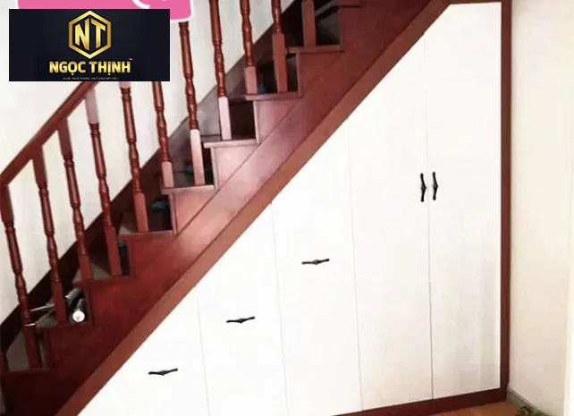 Xưởng Nội Thất Ngọc Thịnh Long Thành - Top 100 mẫu tủ gầm cầu thang phòng khách đẹp giá rẻ 2023